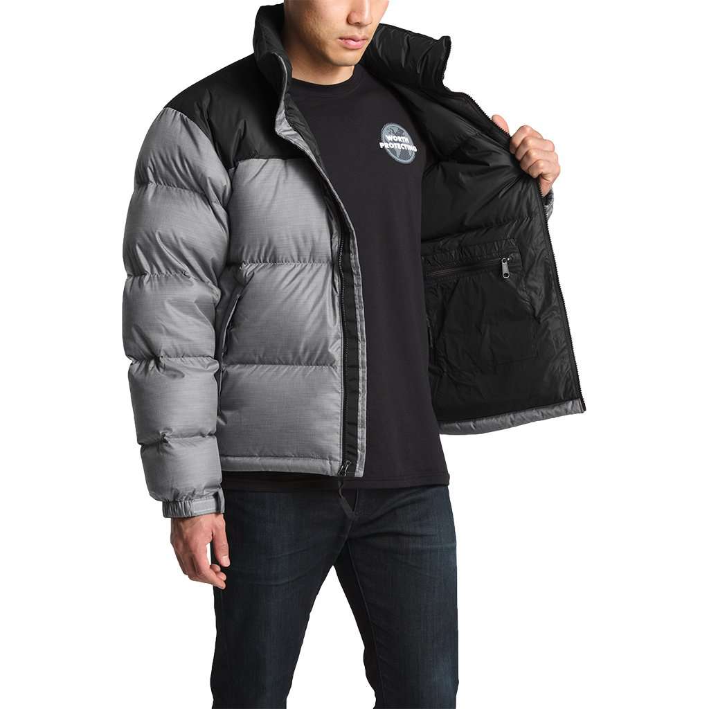 The North Face - Gray 1996 Nuptse Jacket (Unisex)