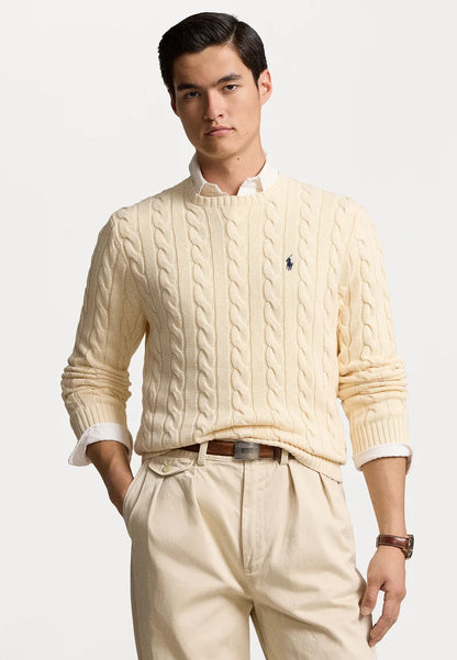 Ralph Lauren - Beige Cable Knit Sweater