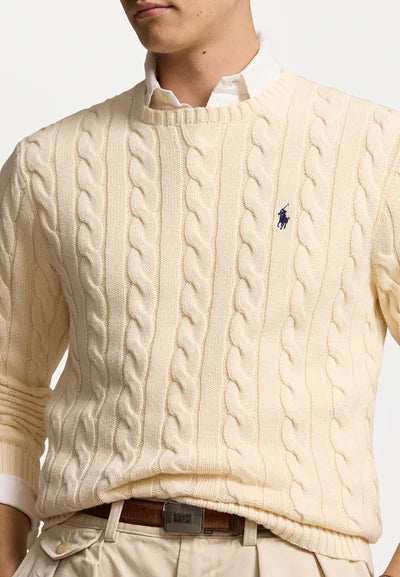 Ralph Lauren - Beige Cable Knit Sweater