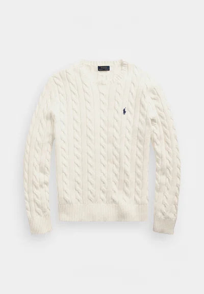 Ralph Lauren - Beige Cable Knit Sweater